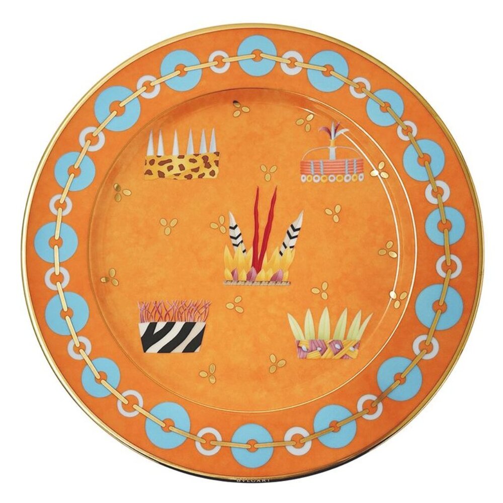 Bvlgari Tableware Rosenthal Wall Plate Ceramic